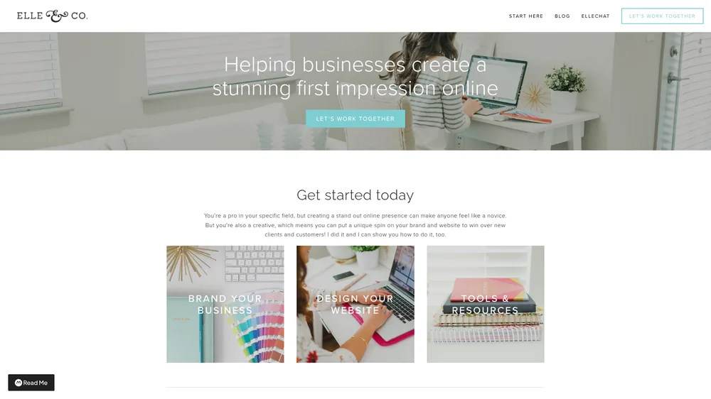 Elle & Company Design website