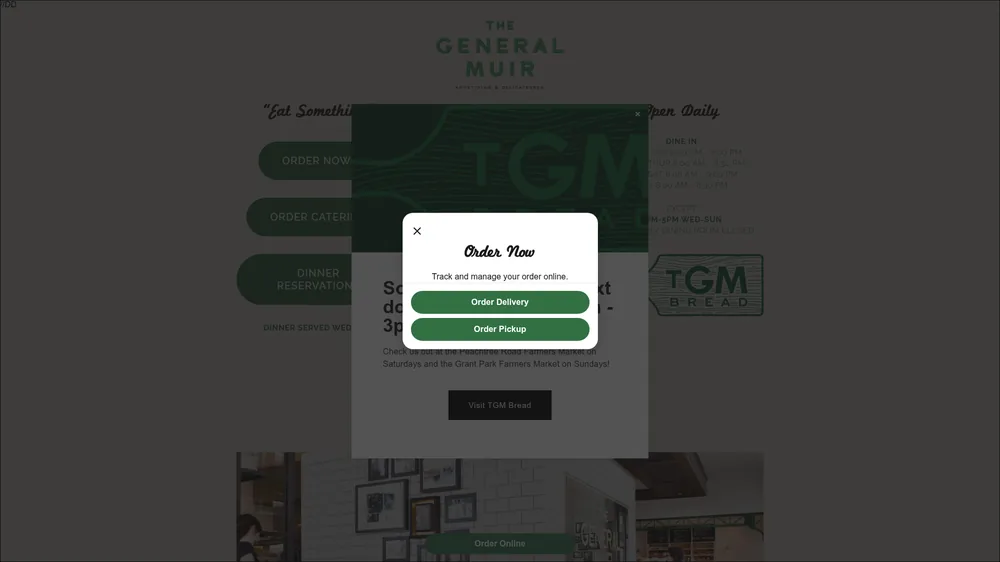The General Muir website